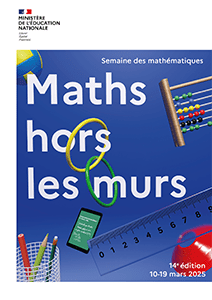 Affiche Semaine des mathématiques 2025